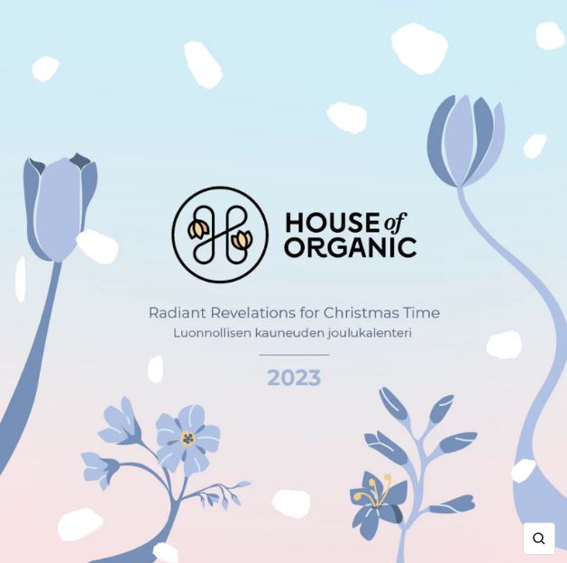 house of organic luonnonkosmetiikka joulukalenteri