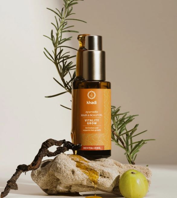 khadi vitality grow hiuspohjaöljy